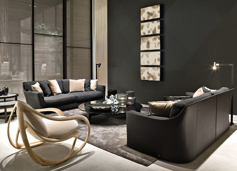 The Vittoria Sofa by Giorgetti combines luxury, functional elegance, and Italian-made craftsmanship for a contemporary living room. Available at Home Resource of Sarasota Florida. by Giorgetti