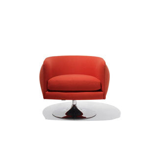 D'URSO SWIVEL LOUNGE CHAIR by Knoll