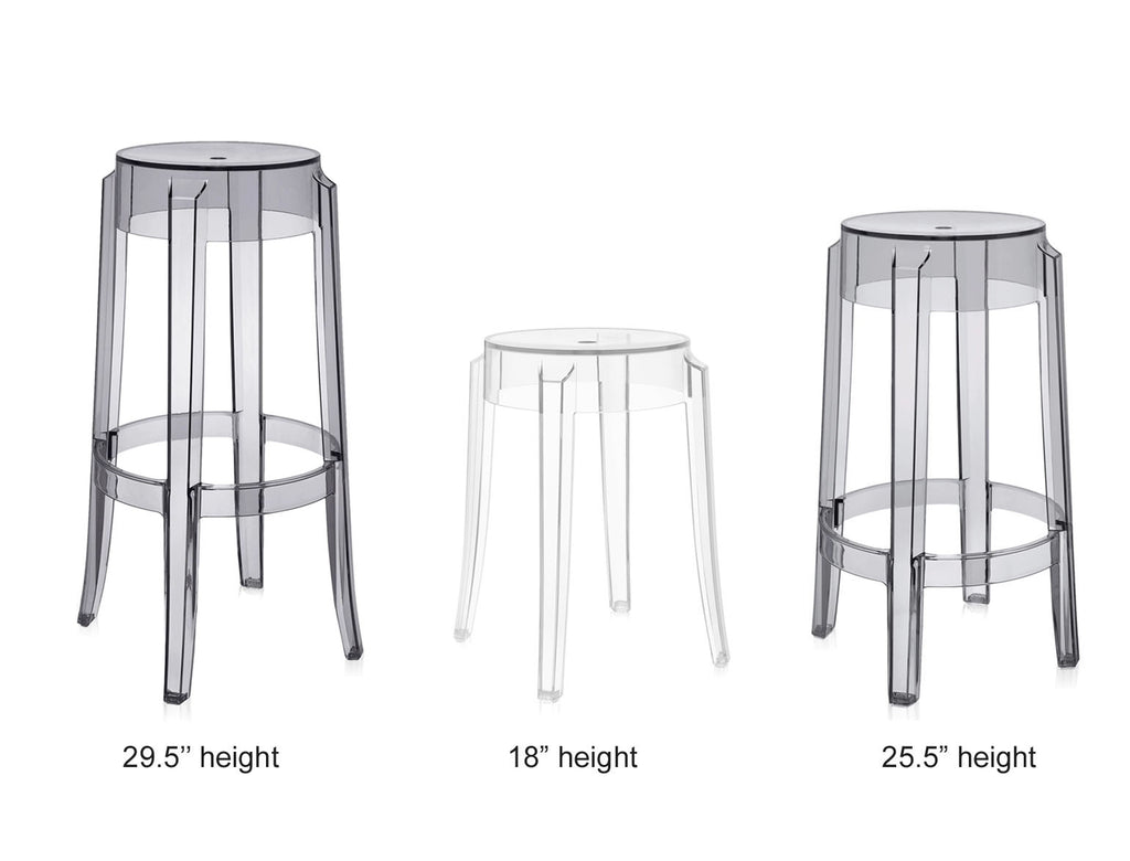 Charles Ghost  by KARTELL, available at the Home Resource furniture store Sarasota Florida