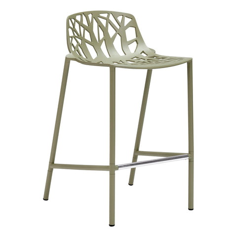 FOREST LOW BACK COUNTER STOOL by Janus et Cie
