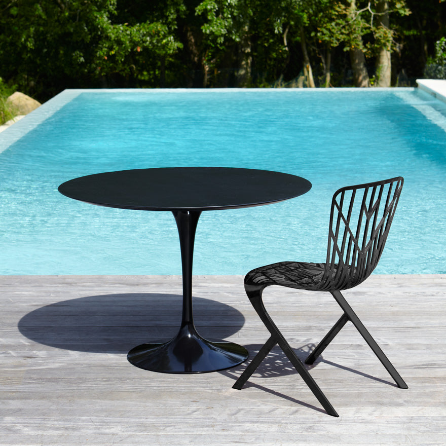 Saarinen Outdoor Dining Table - 42" Round by Knoll for sale at Home Resource Modern Furniture Store Sarasota Florida