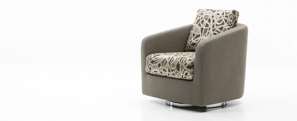 Maya Swivel Chair  by Dellarobbia, available at the Home Resource furniture store Sarasota Florida