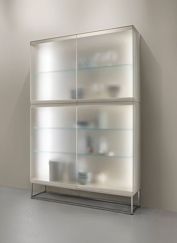 SOMA SATIN GLASS CABINET by KETTNAKER