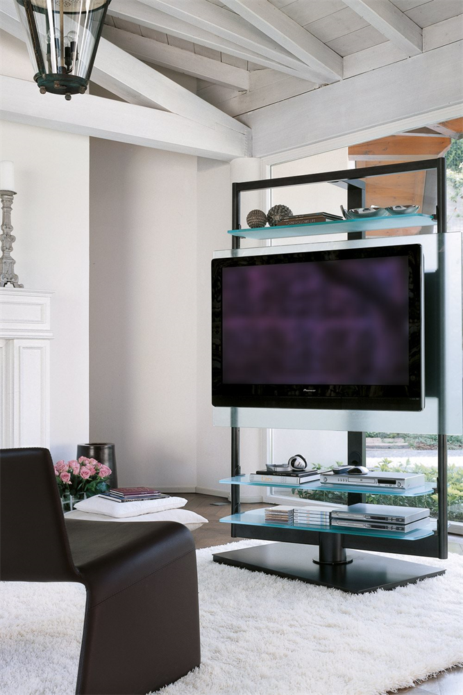 UBIQUA TV STAND  by Porada, available at the Home Resource furniture store Sarasota Florida