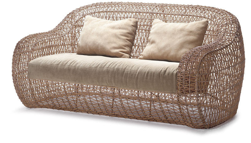 Balou Loveseat  by Kenneth Cobonpue, available at the Home Resource furniture store Sarasota Florida