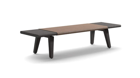 Acute Wood Bench by Cassina
