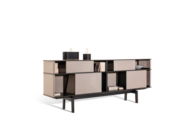 Lloyd Tex High Cabinet  by Poltrona Frau, available at the Home Resource furniture store Sarasota Florida