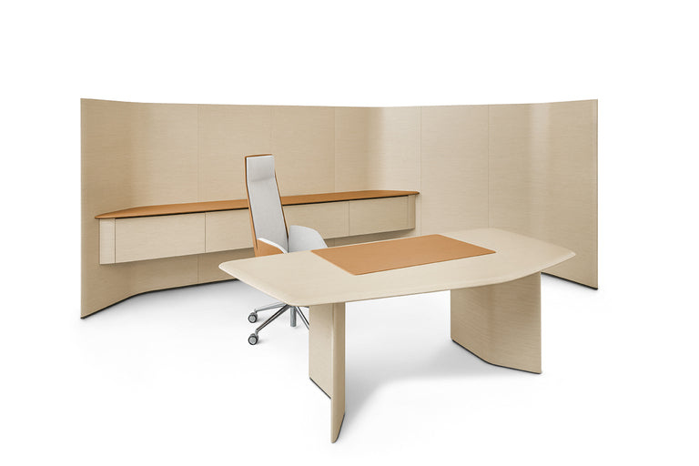 TRUST ICONIC DESK  by Poltrona Frau, available at the Home Resource furniture store Sarasota Florida