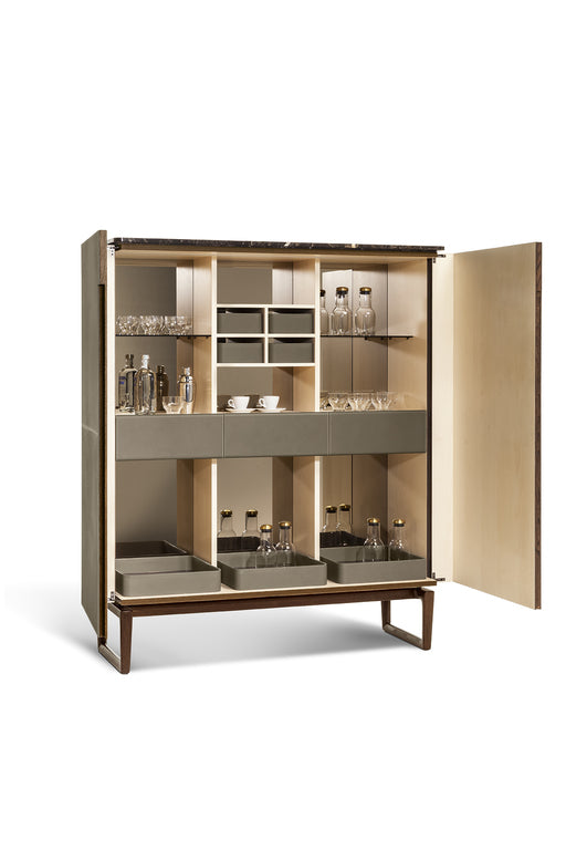 FIDELIO DRINK CABINET by Poltrona Frau for sale at Home Resource Modern Furniture Store Sarasota Florida