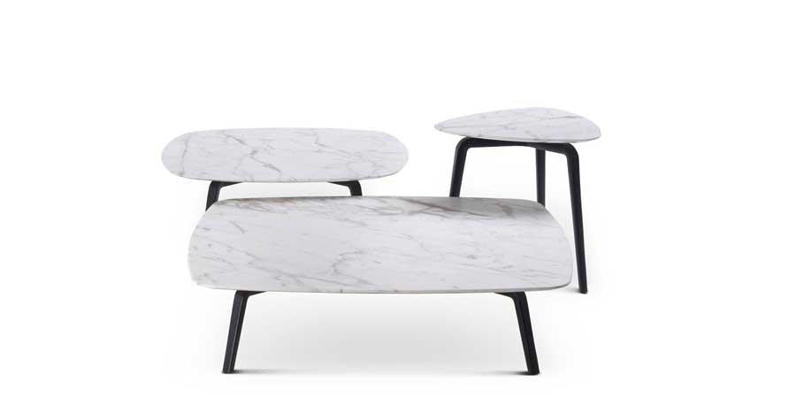Fiorile Coffee and Side Tables  by Poltrona Frau, available at the Home Resource furniture store Sarasota Florida