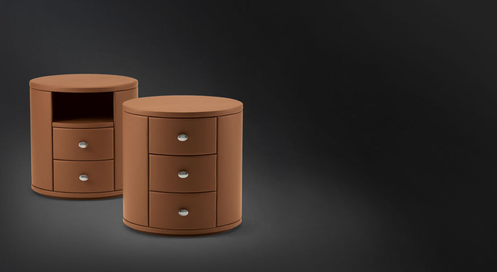 CONDOTTI NIGHTSTAND  by Flou, available at the Home Resource furniture store Sarasota Florida