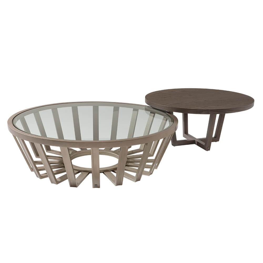 GALAPAGOS COCKTAIL NESTING TABLE 110 by Adriana Hoyos for sale at Home Resource Modern Furniture Store Sarasota Florida