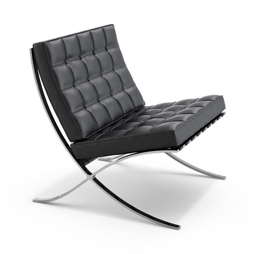 Barcelona Chair  by Knoll, available at the Home Resource furniture store Sarasota Florida