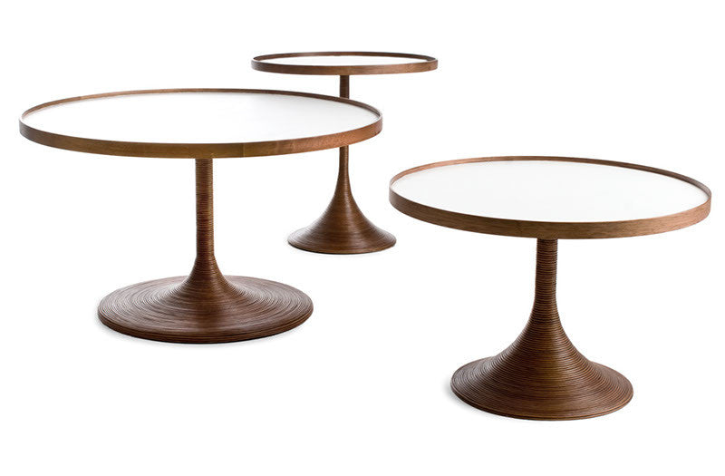 La Luna Occasional Tables  by Kenneth Cobonpue, available at the Home Resource furniture store Sarasota Florida