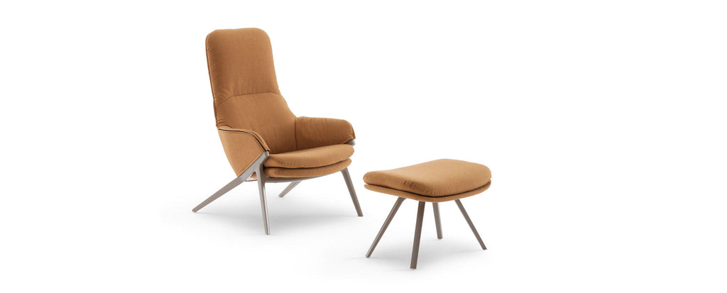 395 -396 P22 ARMCHAIR  by Cassina, available at the Home Resource furniture store Sarasota Florida