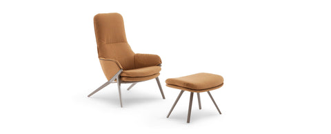 395 -396 P22 ARMCHAIR by Cassina