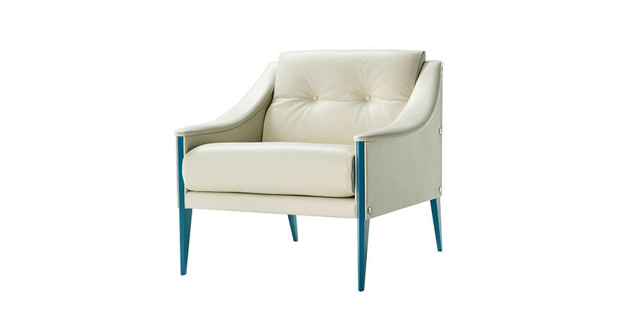 DEZZA ARMCHAIR  by Poltrona Frau, available at the Home Resource furniture store Sarasota Florida