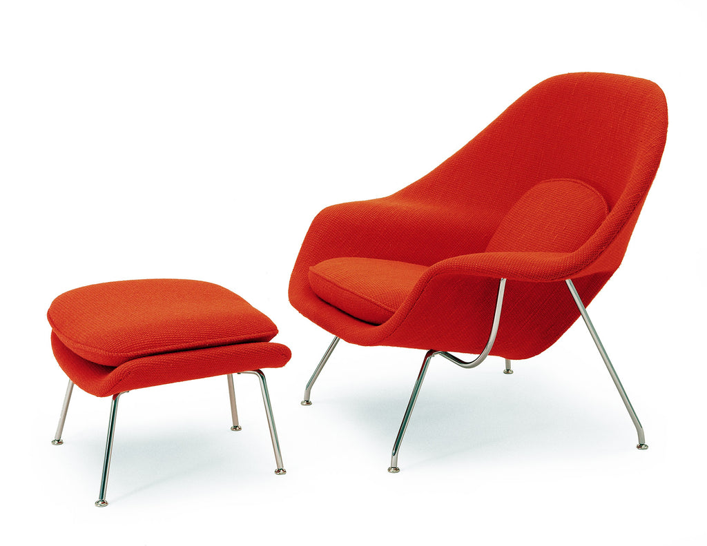 Saarinen Womb Chair and Ottoman by Knoll for sale at Home Resource Modern Furniture Store Sarasota Florida