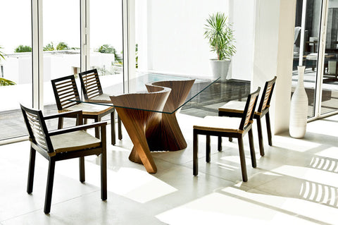 Wave Dining Table by Kenneth Cobonpue